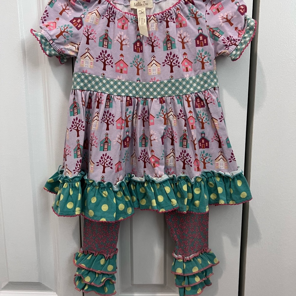 Matilda Jane - Fall 16’ Top & Flutter Leggings 2t - Picture 2 of 12